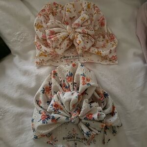 Floral bunny knots size small 6-12 month